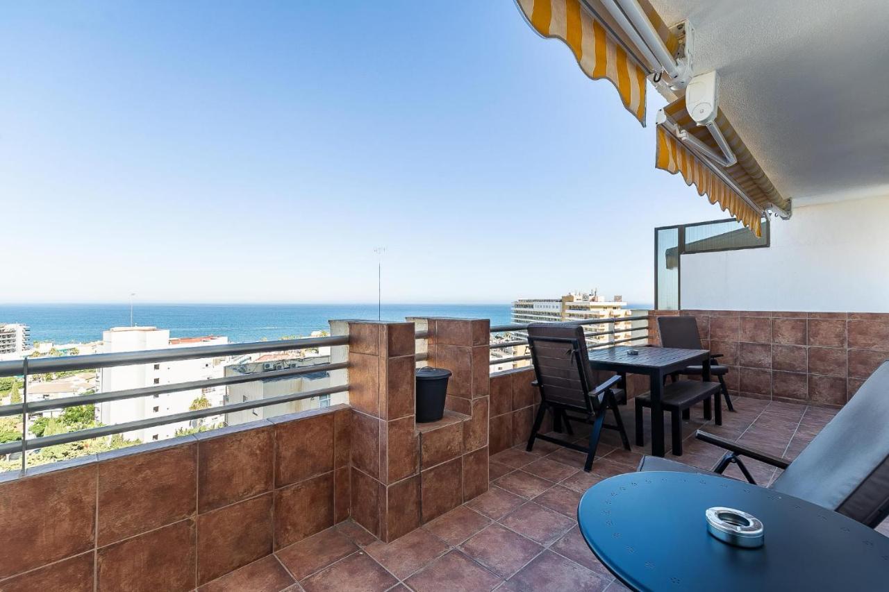 Vistas Azules -- Remodeled, Large Terrace, Spectacular Ocean Views And Beach Level Access Torremolinos Kültér fotó