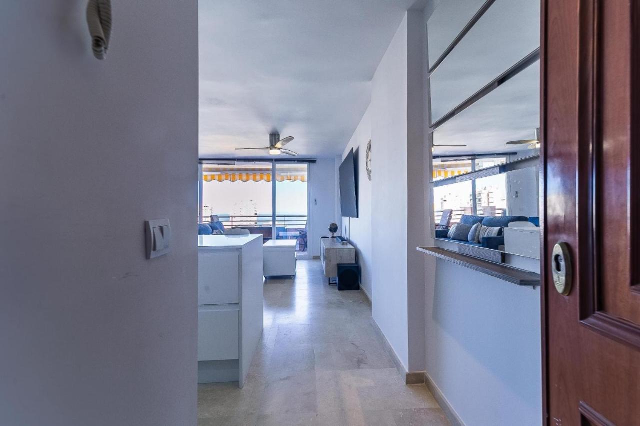 Vistas Azules -- Remodeled, Large Terrace, Spectacular Ocean Views And Beach Level Access Torremolinos Kültér fotó